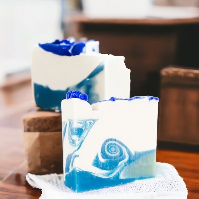 Blue Swirl Soap