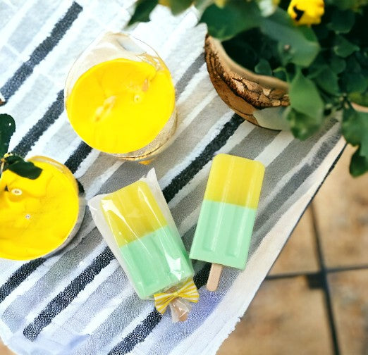 Green Lemonade Popsicle Soap
