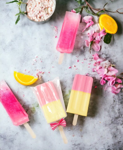 Strawberry Lemonade Popsicle Soap