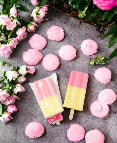 Strawberry Lemonade Popsicle Soap